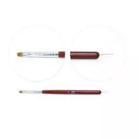 Кисть для геля №2 на конце дотс TNL Кисть для геля №2 на конце дотс TNL