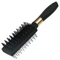 Расческа туннельная двухсторонняя комбинированная щетина Расческа туннельная двухсторонняя комбинированная щетина