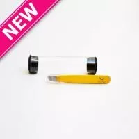 Пинцет для бровей VIPLASH (Вип Лэш)  mini желтый