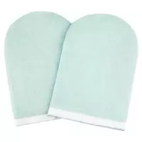 Варежки косметические, 2шт (02 Зеленые) Варежки косметические, 2шт (02 Зеленые)
