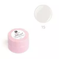 Гель-желе для моделирования ногтей ADRICOCO №15 камуфлирующий сливочный белый (10 мл.)