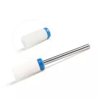 Фреза керамическая белая (средняя твердость) цилиндр большой 6.6x12.8 мм (крупная насечка) TNL