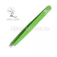 Пинцет для бровей Ideal Lashes (Идеал лэшэс) зеленый