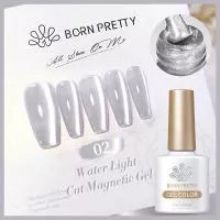 Born Pretty, Гель-лак Water Light Cat Magnetic Gel WL-02 58465-02, 10 мл Born Pretty, Гель-лак Water Light Cat Magnetic Gel WL-02 58465-02, 10 мл